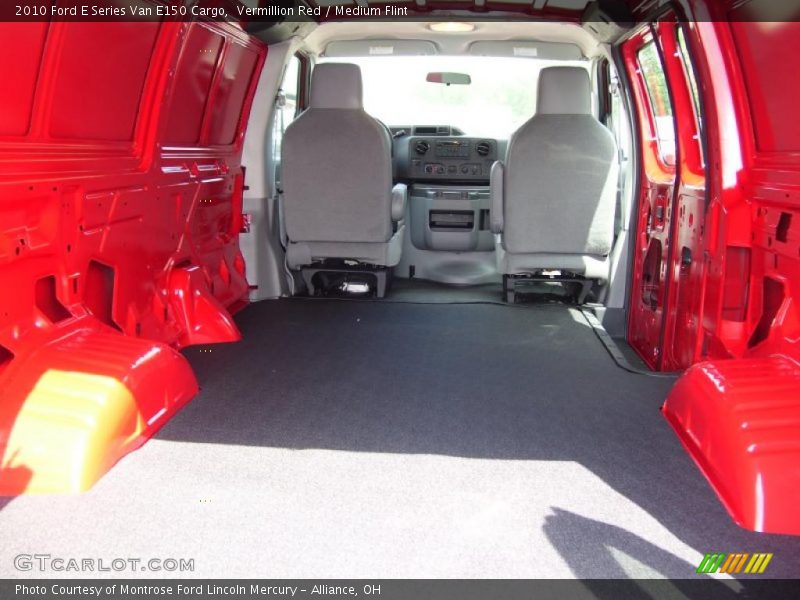 Vermillion Red / Medium Flint 2010 Ford E Series Van E150 Cargo