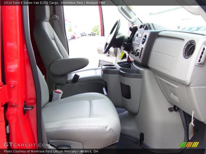 Vermillion Red / Medium Flint 2010 Ford E Series Van E150 Cargo