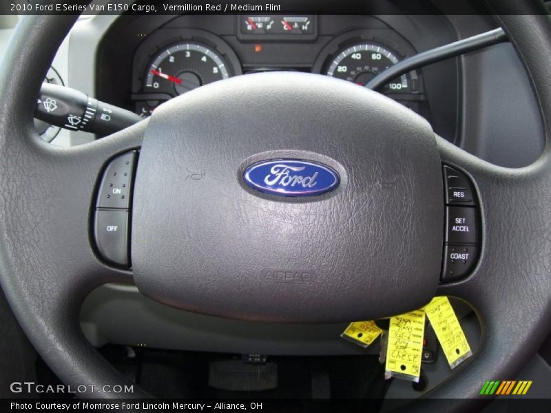 Vermillion Red / Medium Flint 2010 Ford E Series Van E150 Cargo