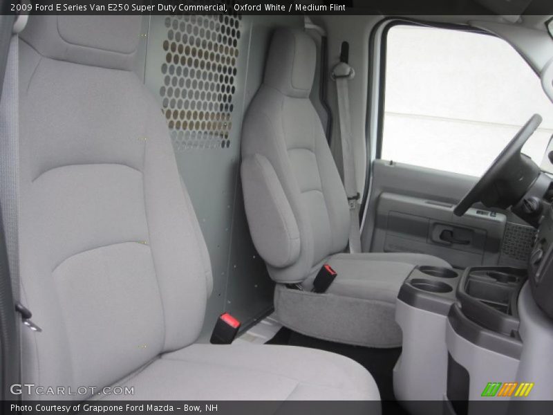 Oxford White / Medium Flint 2009 Ford E Series Van E250 Super Duty Commercial