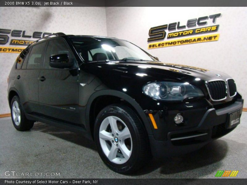 Jet Black / Black 2008 BMW X5 3.0si