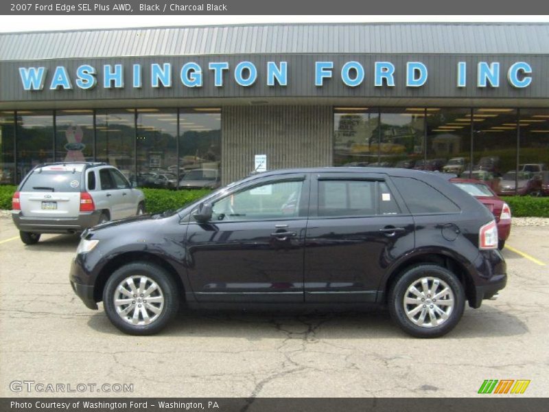 Black / Charcoal Black 2007 Ford Edge SEL Plus AWD