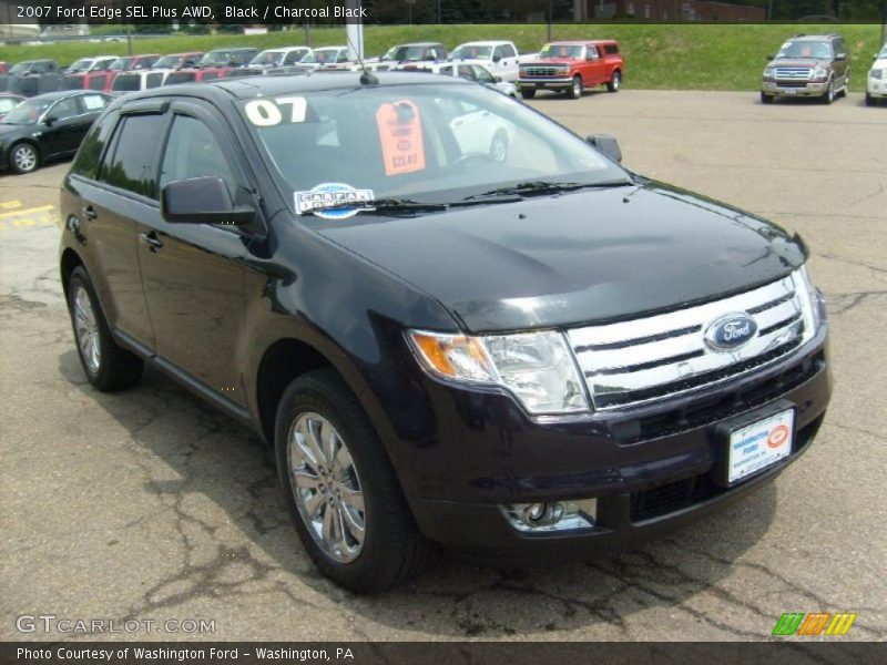 Black / Charcoal Black 2007 Ford Edge SEL Plus AWD