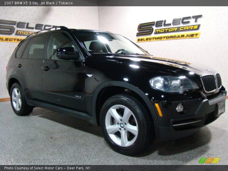 Jet Black / Tobacco 2007 BMW X5 3.0si