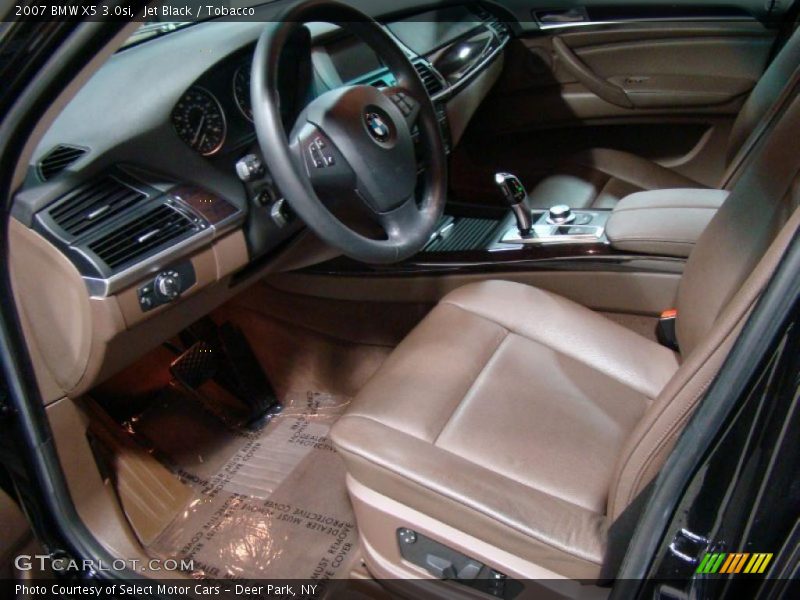 Jet Black / Tobacco 2007 BMW X5 3.0si