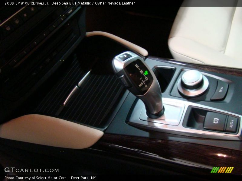 Deep Sea Blue Metallic / Oyster Nevada Leather 2009 BMW X6 xDrive35i