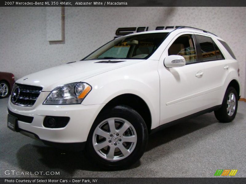 Alabaster White / Macadamia 2007 Mercedes-Benz ML 350 4Matic