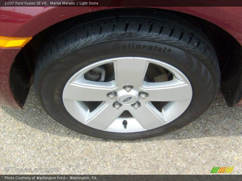 Merlot Metallic / Light Stone 2007 Ford Fusion SE V6