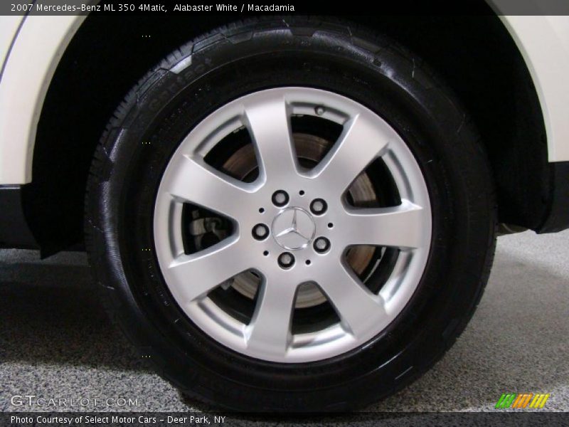 Alabaster White / Macadamia 2007 Mercedes-Benz ML 350 4Matic