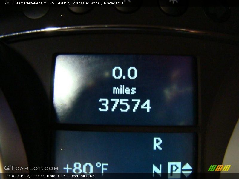 Alabaster White / Macadamia 2007 Mercedes-Benz ML 350 4Matic