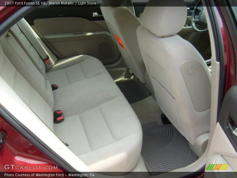 Merlot Metallic / Light Stone 2007 Ford Fusion SE V6