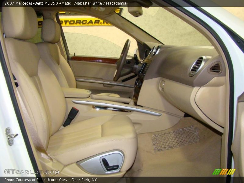 Alabaster White / Macadamia 2007 Mercedes-Benz ML 350 4Matic