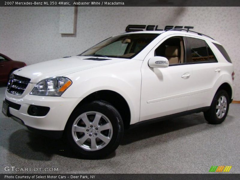 Alabaster White / Macadamia 2007 Mercedes-Benz ML 350 4Matic