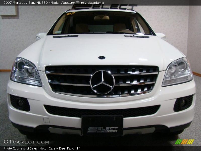 Alabaster White / Macadamia 2007 Mercedes-Benz ML 350 4Matic