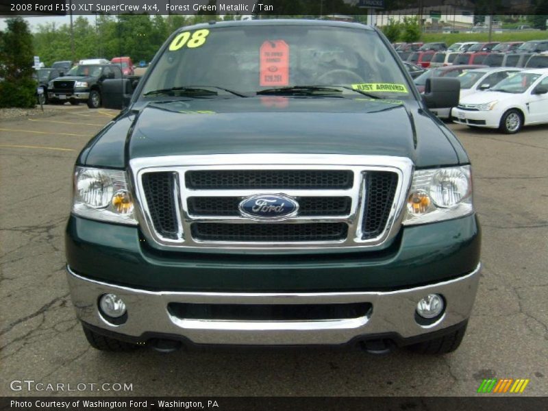 Forest Green Metallic / Tan 2008 Ford F150 XLT SuperCrew 4x4