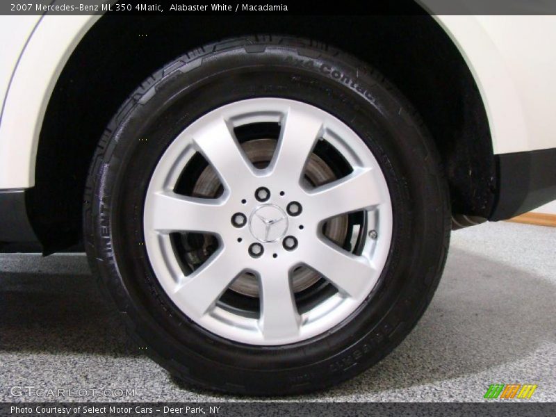 Alabaster White / Macadamia 2007 Mercedes-Benz ML 350 4Matic