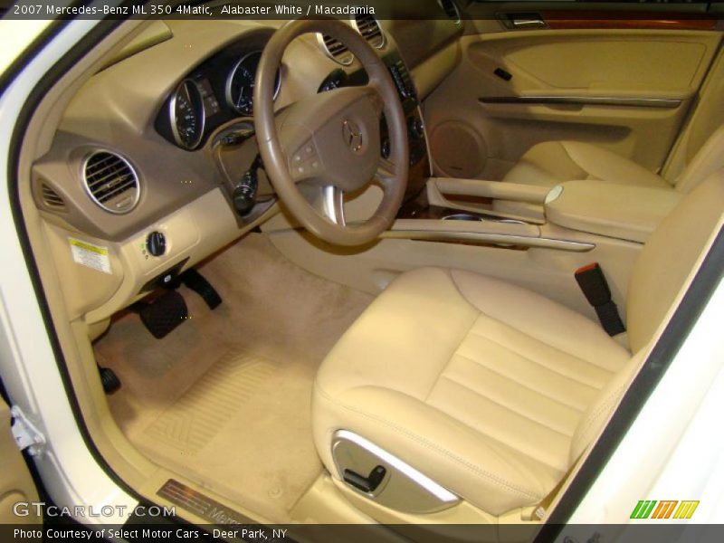 Alabaster White / Macadamia 2007 Mercedes-Benz ML 350 4Matic