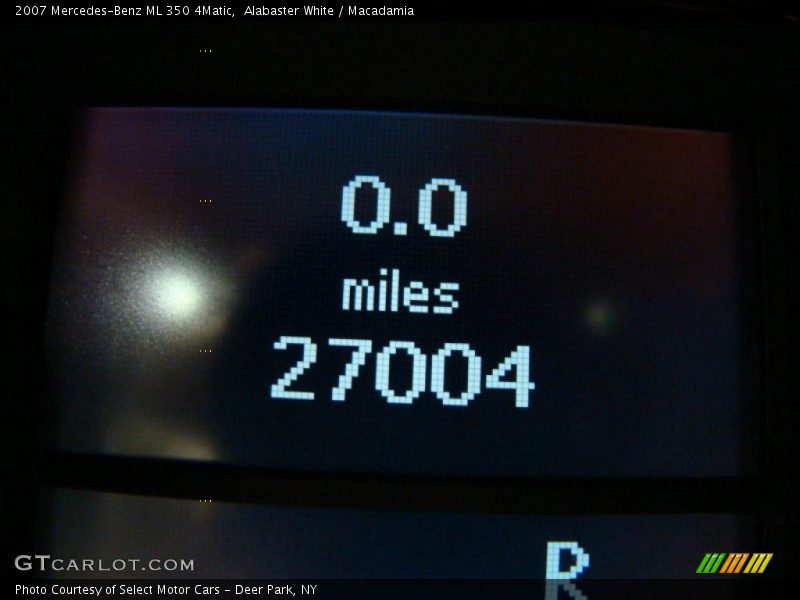 Alabaster White / Macadamia 2007 Mercedes-Benz ML 350 4Matic