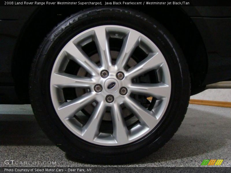 Java Black Pearlescent / Westminster Jet Black/Tan 2008 Land Rover Range Rover Westminster Supercharged