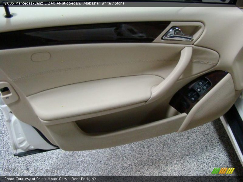 Alabaster White / Stone 2005 Mercedes-Benz C 240 4Matic Sedan