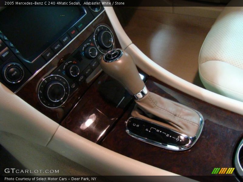Alabaster White / Stone 2005 Mercedes-Benz C 240 4Matic Sedan