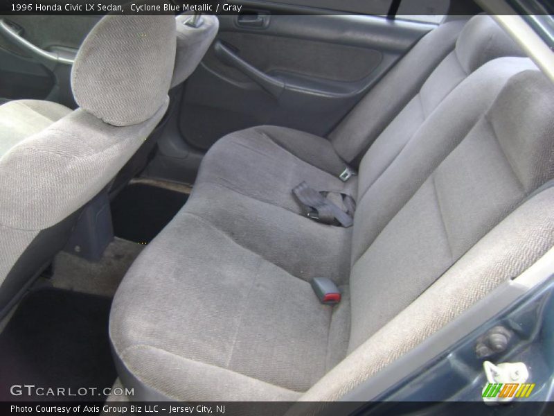 Cyclone Blue Metallic / Gray 1996 Honda Civic LX Sedan