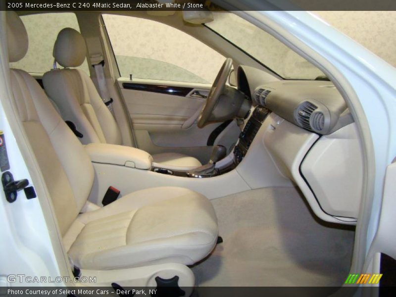 Alabaster White / Stone 2005 Mercedes-Benz C 240 4Matic Sedan