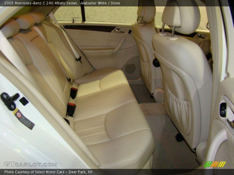 Alabaster White / Stone 2005 Mercedes-Benz C 240 4Matic Sedan