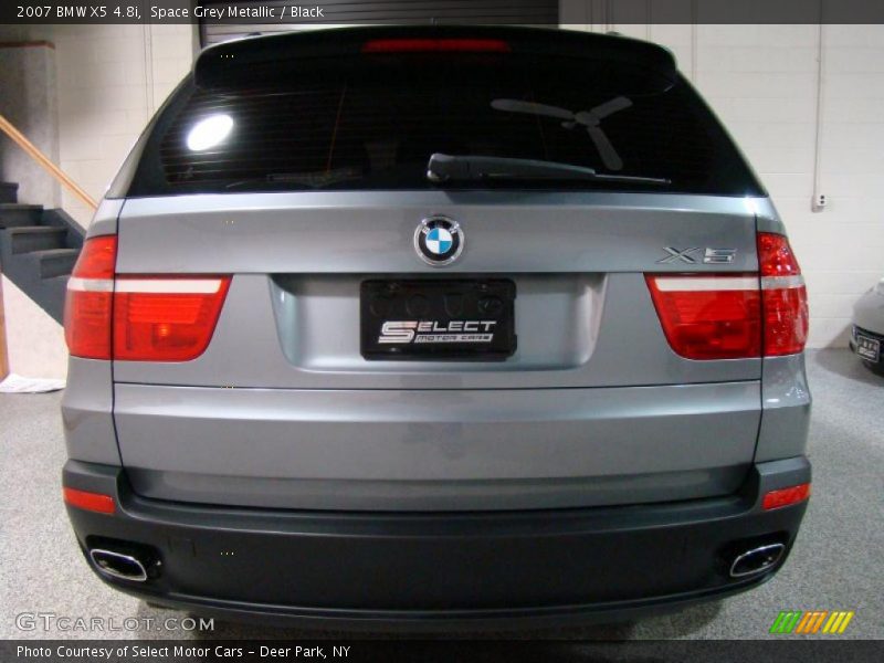 Space Grey Metallic / Black 2007 BMW X5 4.8i