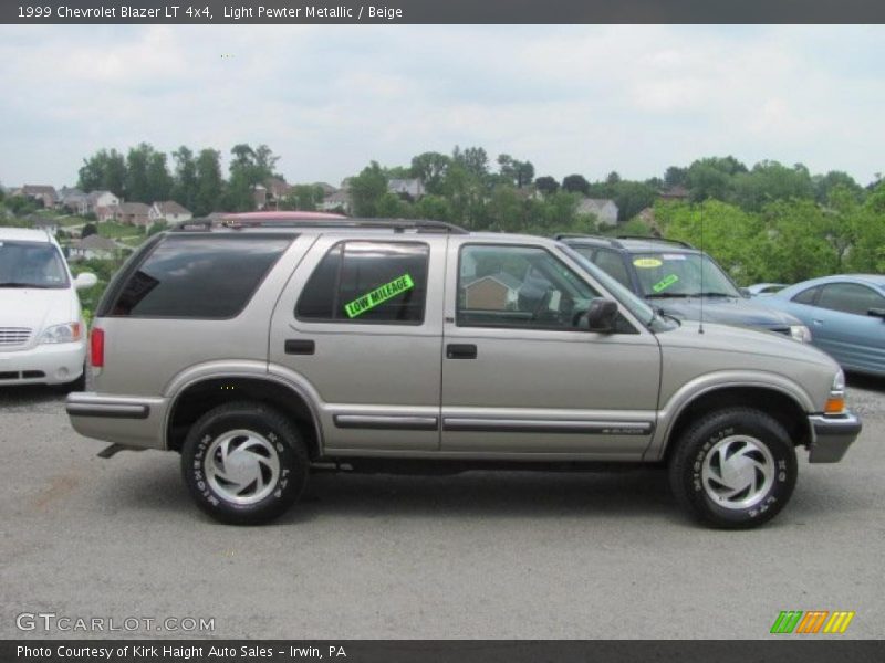 Light Pewter Metallic / Beige 1999 Chevrolet Blazer LT 4x4