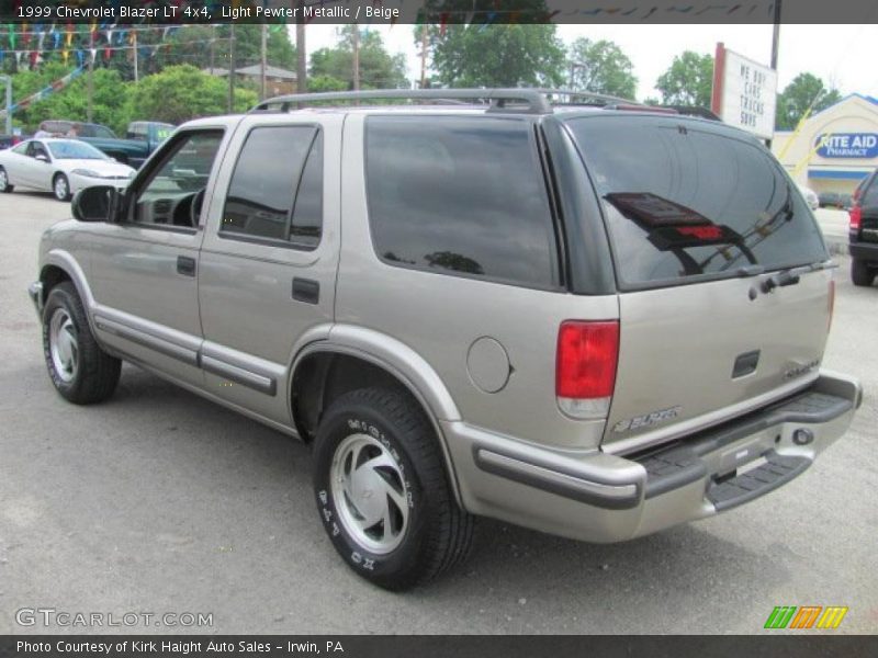 Light Pewter Metallic / Beige 1999 Chevrolet Blazer LT 4x4