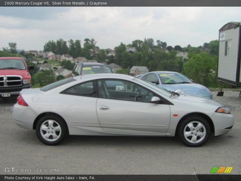 Silver Frost Metallic / Graystone 2000 Mercury Cougar V6