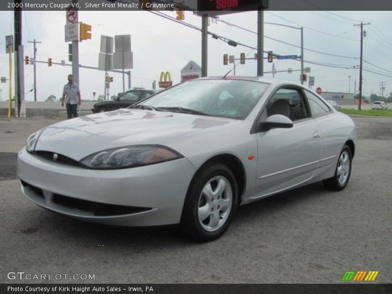 Silver Frost Metallic / Graystone 2000 Mercury Cougar V6