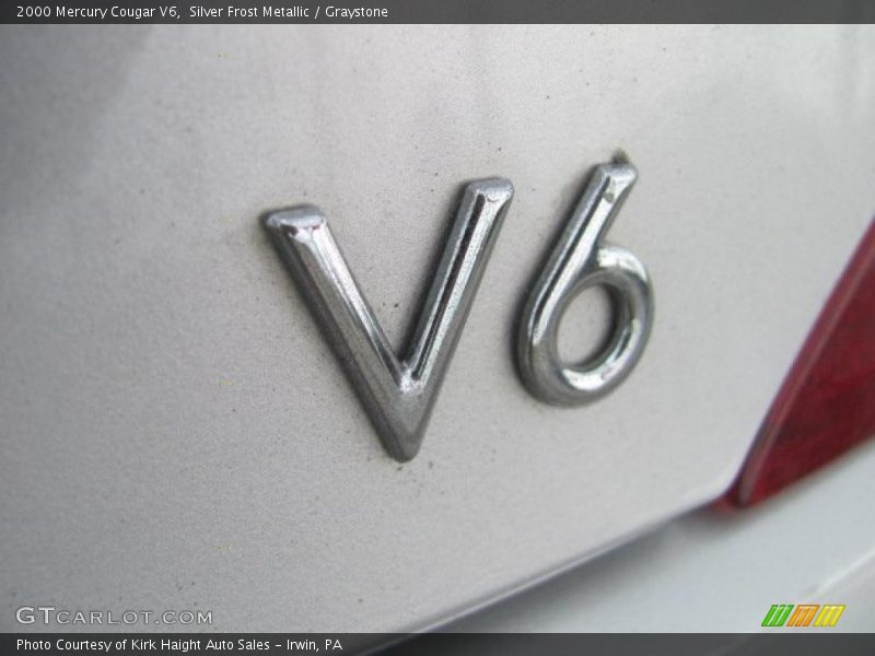 Silver Frost Metallic / Graystone 2000 Mercury Cougar V6