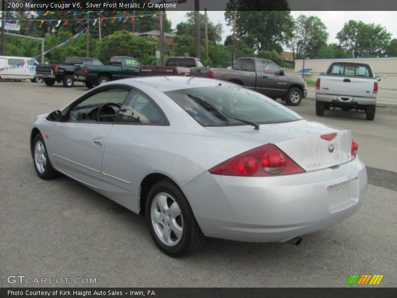 Silver Frost Metallic / Graystone 2000 Mercury Cougar V6