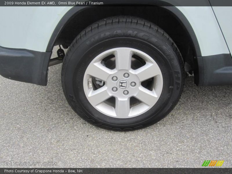 Omni Blue Pearl / Titanium 2009 Honda Element EX AWD