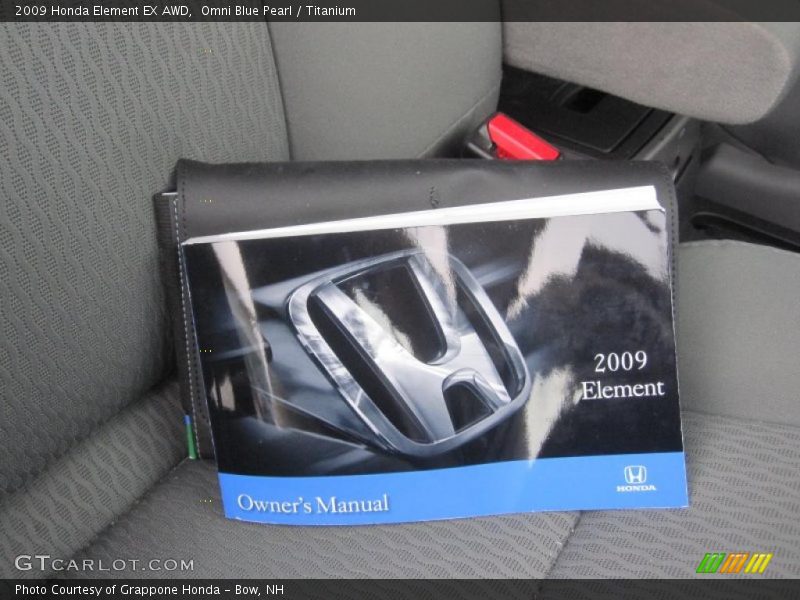 Omni Blue Pearl / Titanium 2009 Honda Element EX AWD
