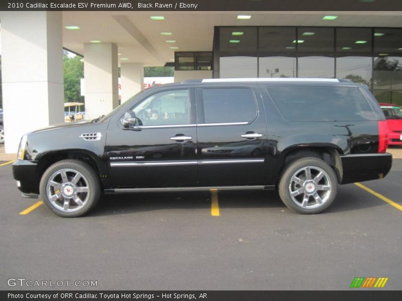 Black Raven / Ebony 2010 Cadillac Escalade ESV Premium AWD