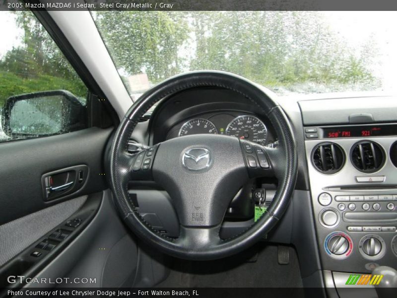 Steel Gray Metallic / Gray 2005 Mazda MAZDA6 i Sedan
