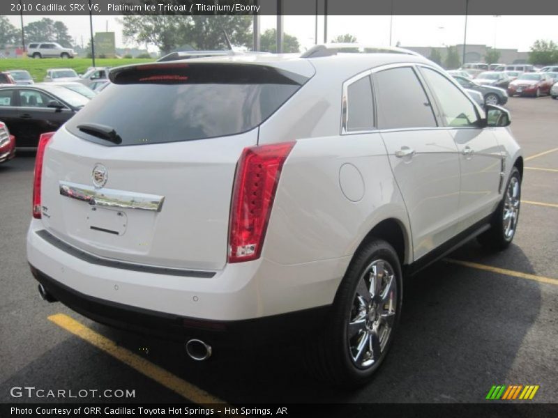 Platinum Ice Tricoat / Titanium/Ebony 2010 Cadillac SRX V6