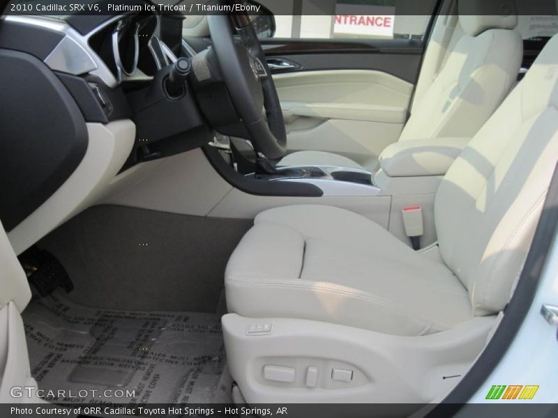 Platinum Ice Tricoat / Titanium/Ebony 2010 Cadillac SRX V6