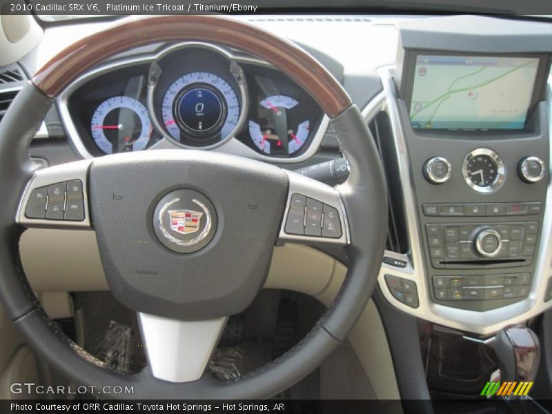 Platinum Ice Tricoat / Titanium/Ebony 2010 Cadillac SRX V6