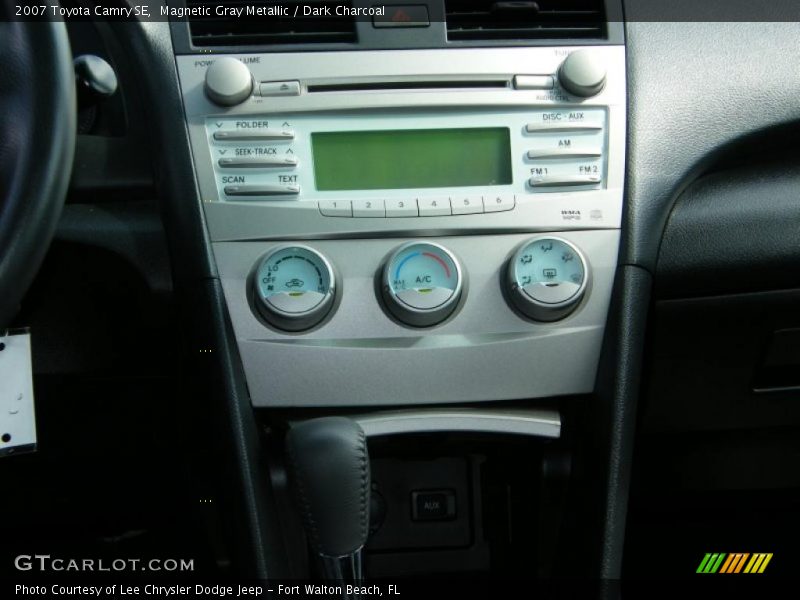 Magnetic Gray Metallic / Dark Charcoal 2007 Toyota Camry SE