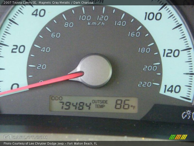Magnetic Gray Metallic / Dark Charcoal 2007 Toyota Camry SE
