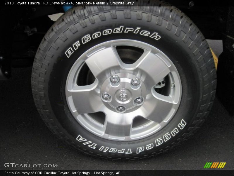 Silver Sky Metallic / Graphite Gray 2010 Toyota Tundra TRD CrewMax 4x4