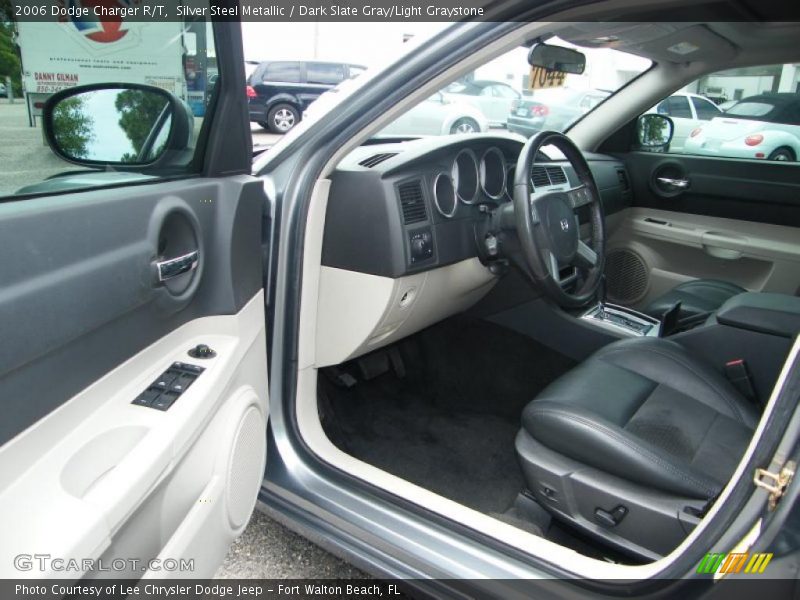 Silver Steel Metallic / Dark Slate Gray/Light Graystone 2006 Dodge Charger R/T
