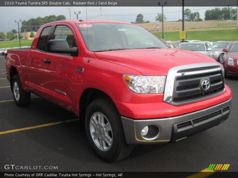 Radiant Red / Sand Beige 2010 Toyota Tundra SR5 Double Cab
