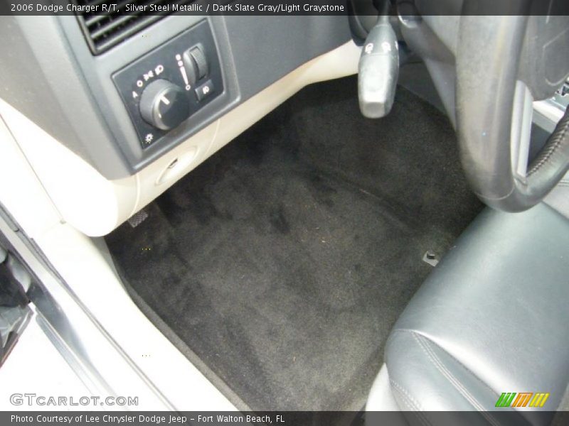 Silver Steel Metallic / Dark Slate Gray/Light Graystone 2006 Dodge Charger R/T
