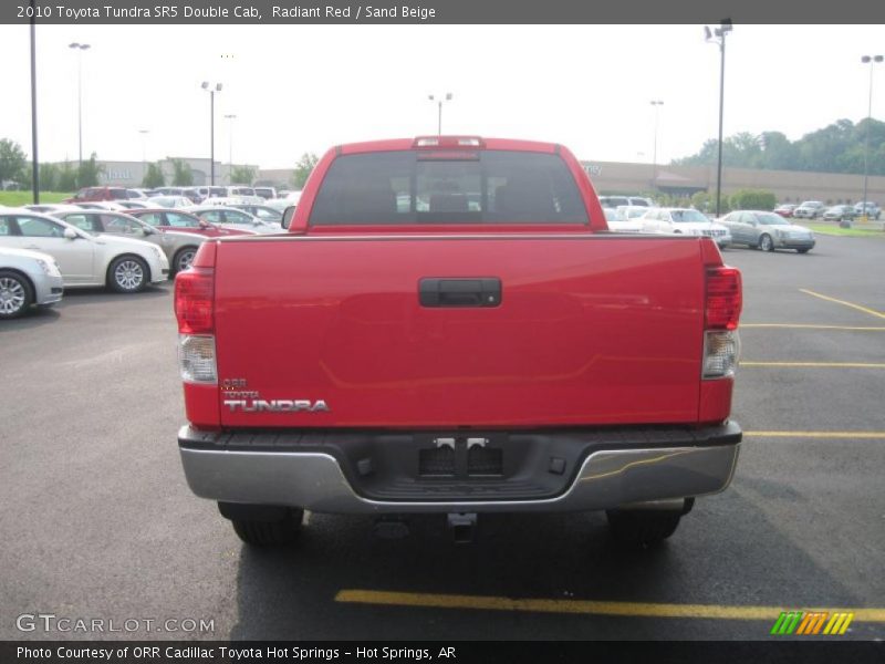 Radiant Red / Sand Beige 2010 Toyota Tundra SR5 Double Cab