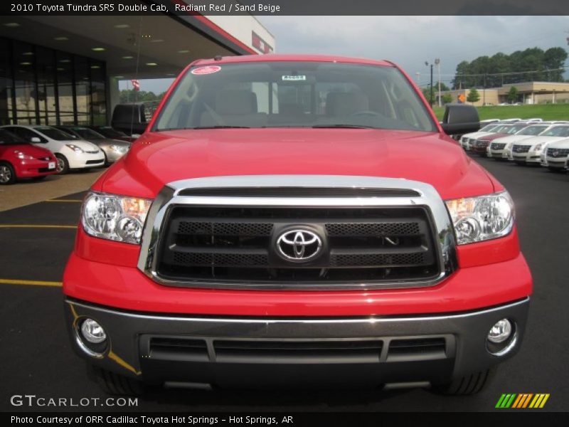 Radiant Red / Sand Beige 2010 Toyota Tundra SR5 Double Cab